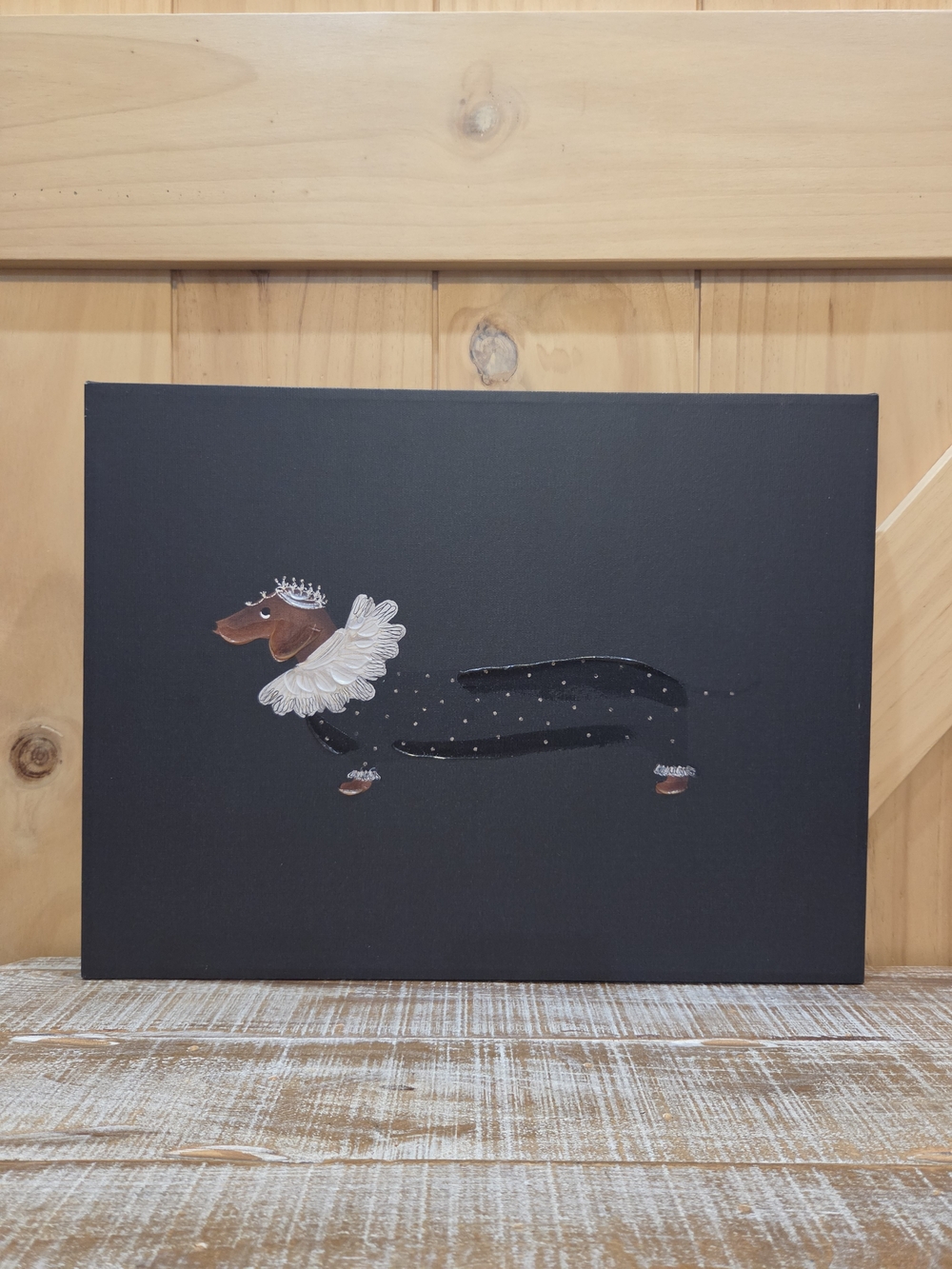 Elizabethan #2 By Nany Noreth Dachshund Canvas Print | 16" × 12"